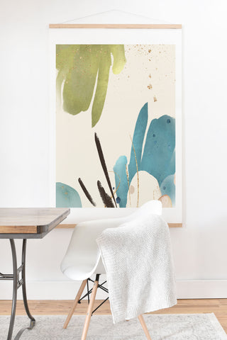 Sheila Wenzel-Ganny The Bouquet Abstract Art Print And Hanger