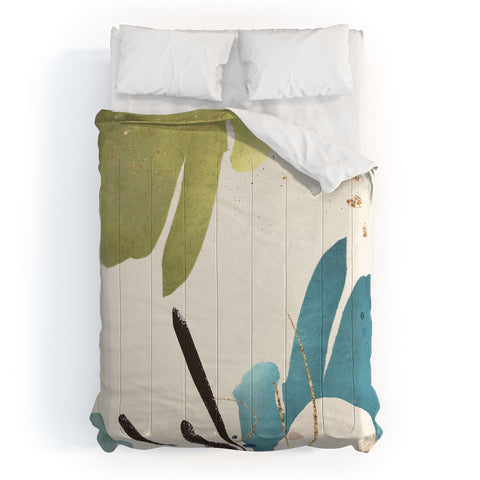 Sheila Wenzel-Ganny The Bouquet Abstract Comforter