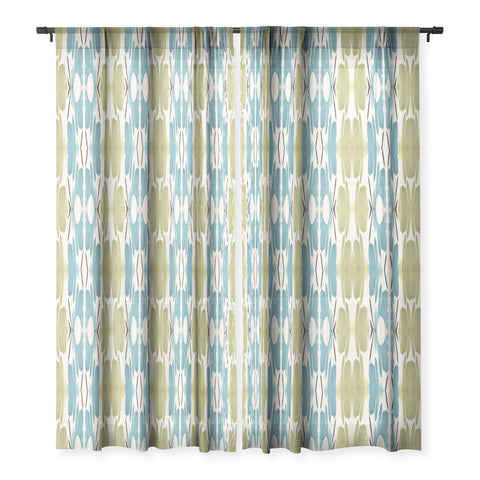 Sheila Wenzel-Ganny The Bouquet Abstract Sheer Window Curtain