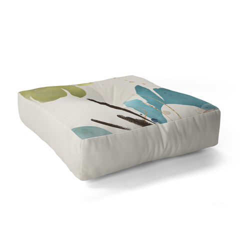 Sheila Wenzel-Ganny The Bouquet Abstract Floor Pillow Square