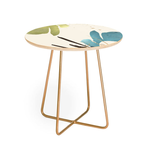 Sheila Wenzel-Ganny The Bouquet Abstract Round Side Table