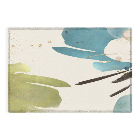 Sheila Wenzel-Ganny The Bouquet Abstract Outdoor Rug