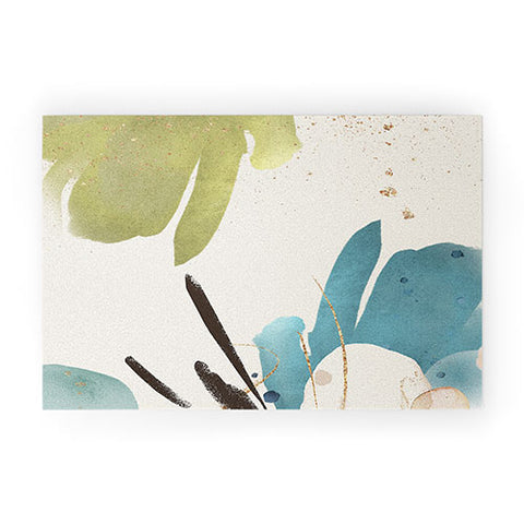 Sheila Wenzel-Ganny The Bouquet Abstract Welcome Mat