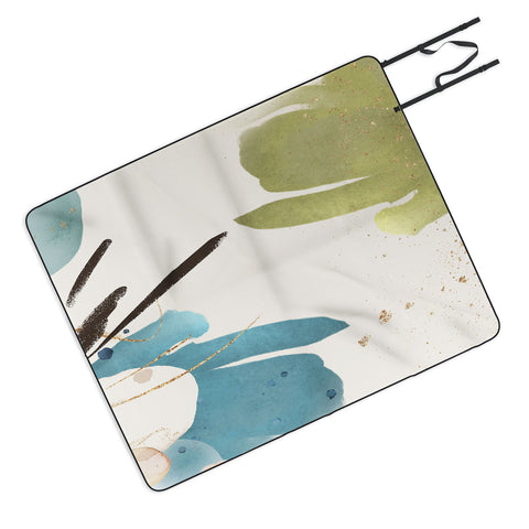 Sheila Wenzel-Ganny The Bouquet Abstract Picnic Blanket