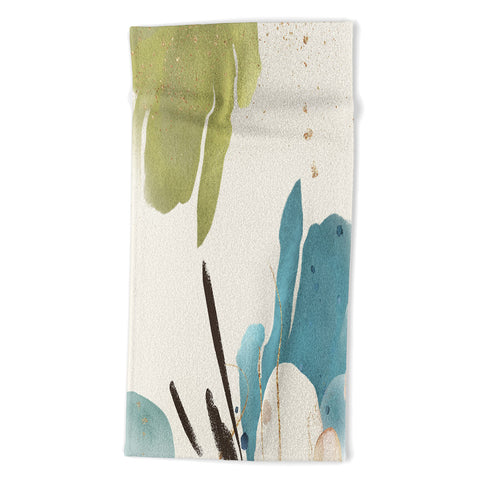 Sheila Wenzel-Ganny The Bouquet Abstract Beach Towel