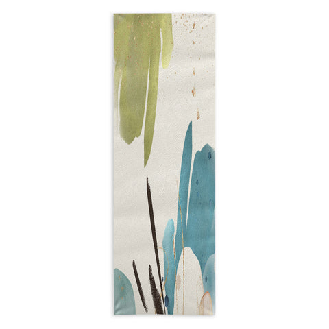 Sheila Wenzel-Ganny The Bouquet Abstract Yoga Towel