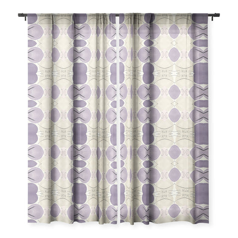 Sheila Wenzel-Ganny The Peri Minimalist Sheer Window Curtain