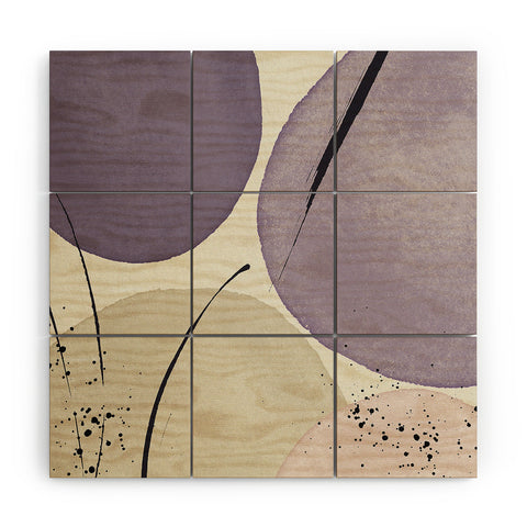 Sheila Wenzel-Ganny The Peri Minimalist Wood Wall Mural
