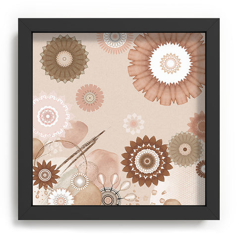 Sheila Wenzel-Ganny The Pink Bouquet Recessed Framing Square
