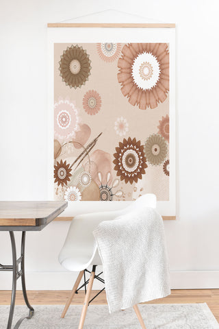 Sheila Wenzel-Ganny The Pink Bouquet Art Print And Hanger