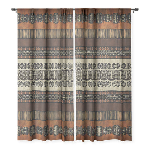 Sheila Wenzel-Ganny The Rustic Native Mud Cloth Sheer Non Repeat