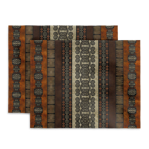 Sheila Wenzel-Ganny The Rustic Native Mud Cloth Placemat