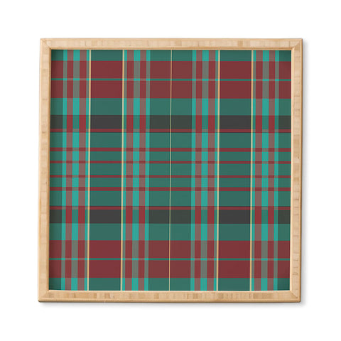 Sheila Wenzel-Ganny The Season Plaids Framed Wall Art
