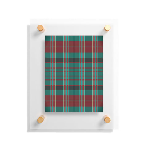 Sheila Wenzel-Ganny The Season Plaids Floating Acrylic Print