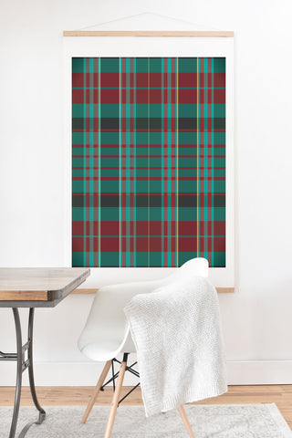 Sheila Wenzel-Ganny The Season Plaids Art Print And Hanger