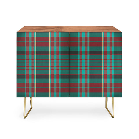 Sheila Wenzel-Ganny The Season Plaids Credenza