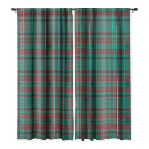 Sheila Wenzel-Ganny The Season Plaids Blackout Window Curtain