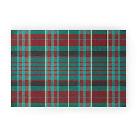 Sheila Wenzel-Ganny The Season Plaids Welcome Mat