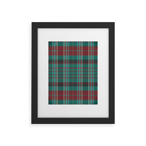 Sheila Wenzel-Ganny The Season Plaids Framed Art Print