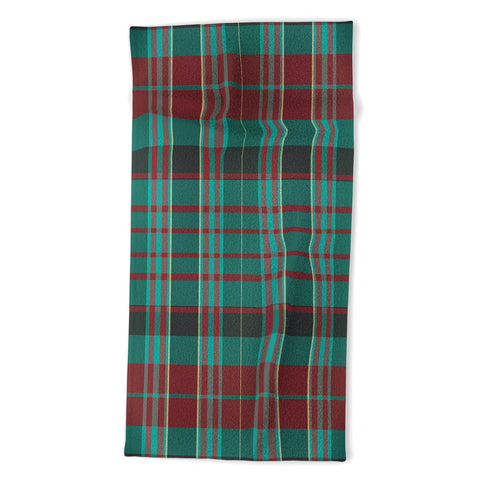 Sheila Wenzel-Ganny The Season Plaids Beach Towel