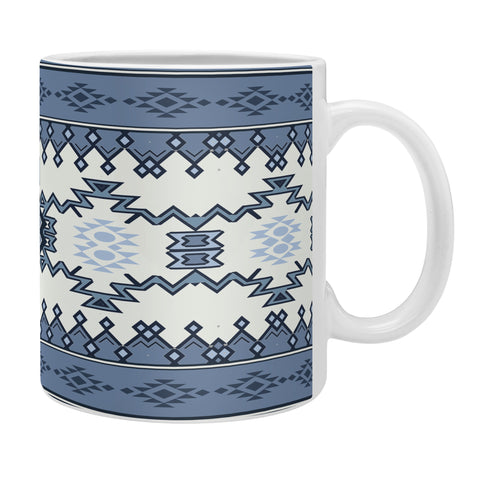 Sheila Wenzel-Ganny Tribal Blue Diamond Coffee Mug