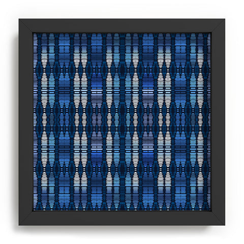 Sheila Wenzel-Ganny Tribal Blue Ombre Recessed Framing Square