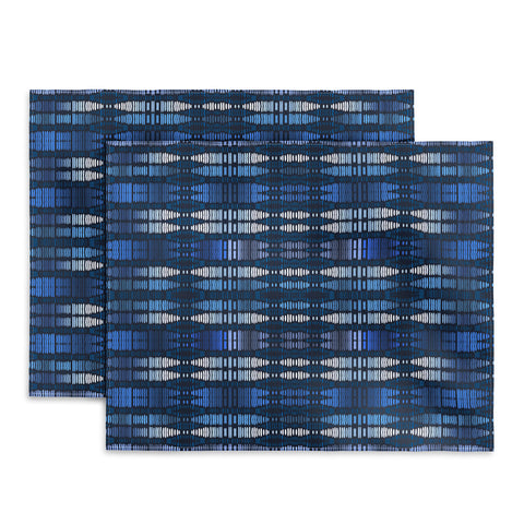 Sheila Wenzel-Ganny Tribal Blue Ombre Placemat