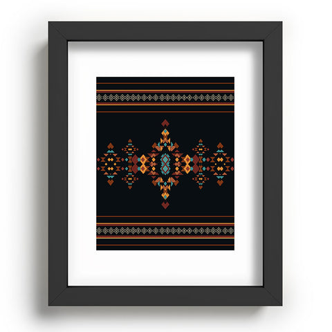 Sheila Wenzel-Ganny Tribal Boho Pattern 2 Recessed Framing Rectangle