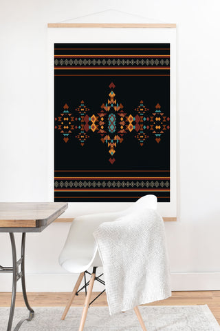 Sheila Wenzel-Ganny Tribal Boho Pattern 2 Art Print And Hanger