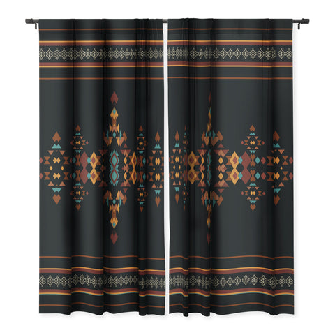 Sheila Wenzel-Ganny Tribal Boho Pattern 2 Blackout Non Repeat