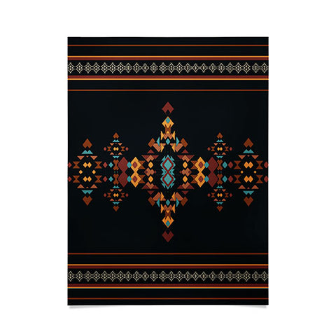 Sheila Wenzel-Ganny Tribal Boho Pattern 2 Poster