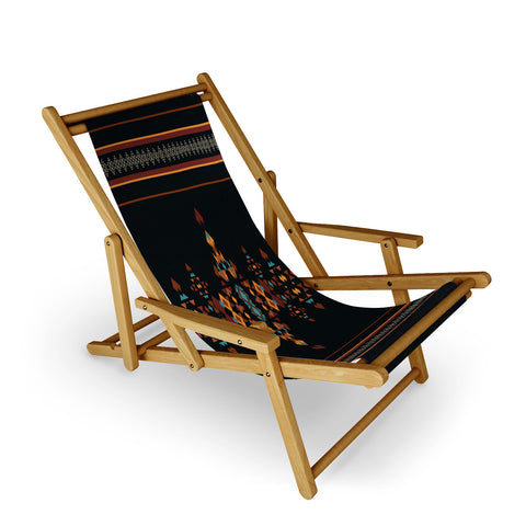 Sheila Wenzel-Ganny Tribal Boho Pattern 2 Sling Chair