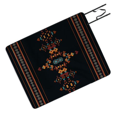 Sheila Wenzel-Ganny Tribal Boho Pattern 2 Picnic Blanket