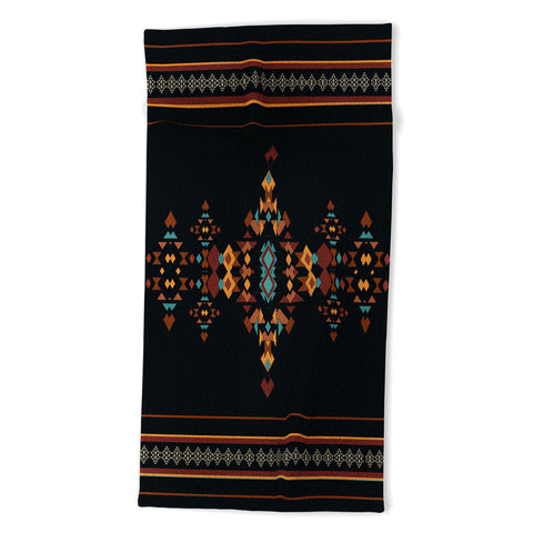 Sheila Wenzel-Ganny Tribal Boho Pattern 2 Beach Towel