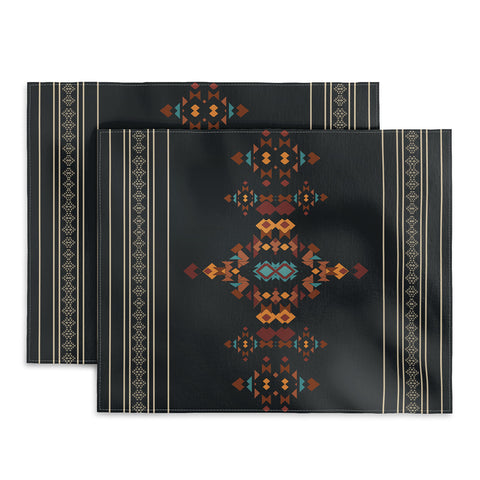 Sheila Wenzel-Ganny Tribal Boho Pattern 2 Placemat