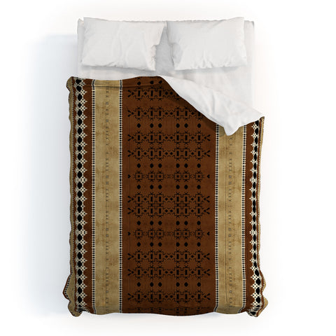 Sheila Wenzel-Ganny Tribal Brown Mud Cloth Comforter
