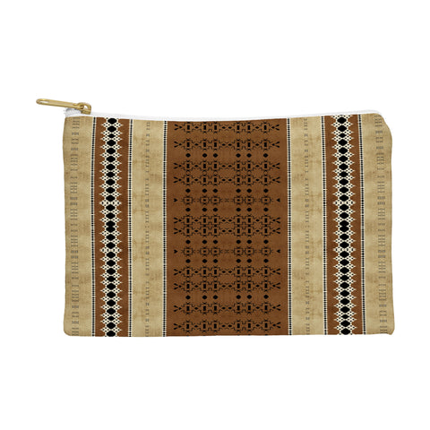 Sheila Wenzel-Ganny Tribal Brown Mud Cloth Pouch