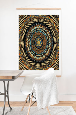 Sheila Wenzel-Ganny Tribal Mandala 2 Art Print And Hanger