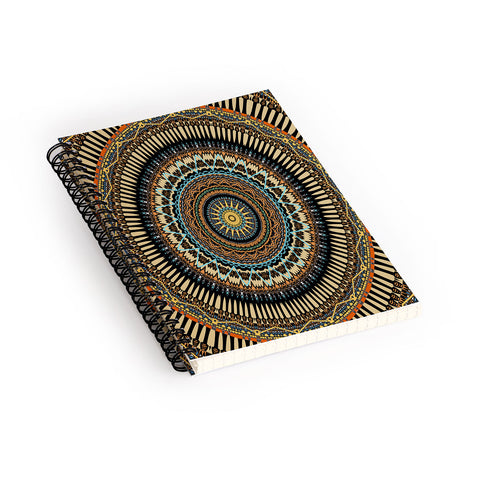 Sheila Wenzel-Ganny Tribal Mandala 2 Spiral Notebook