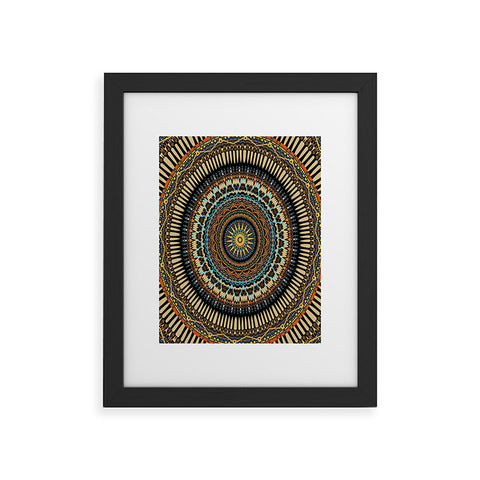 Sheila Wenzel-Ganny Tribal Mandala 2 Framed Art Print