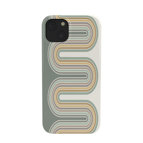 Sheila Wenzel-Ganny Trippy Sage Wave Abstract Phone Case