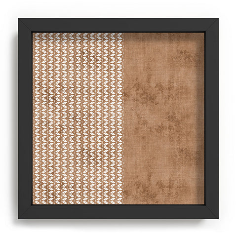 Sheila Wenzel-Ganny Two Toned Tan Texture Recessed Framing Square