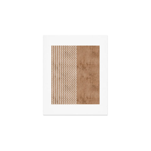 Sheila Wenzel-Ganny Two Toned Tan Texture Art Print