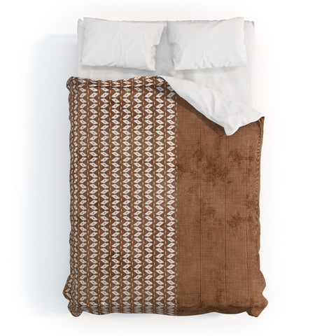 Sheila Wenzel-Ganny Two Toned Tan Texture Comforter