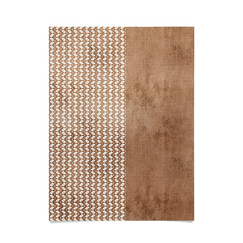 Sheila Wenzel-Ganny Two Toned Tan Texture Poster