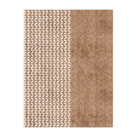Sheila Wenzel-Ganny Two Toned Tan Texture Puzzle