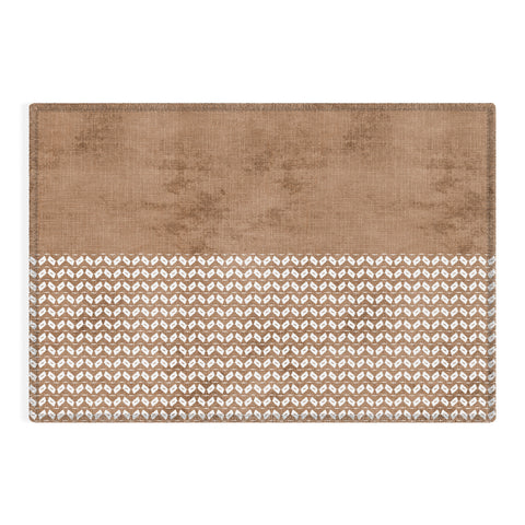 Sheila Wenzel-Ganny Two Toned Tan Texture Outdoor Rug
