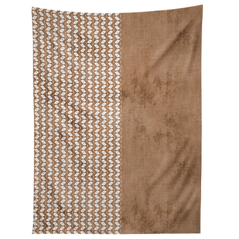 Sheila Wenzel-Ganny Two Toned Tan Texture Tapestry