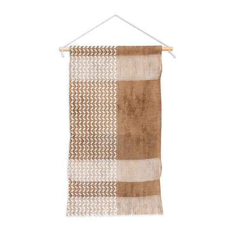 Sheila Wenzel-Ganny Two Toned Tan Texture Wall Hanging Portrait