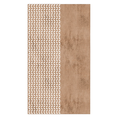 Sheila Wenzel-Ganny Two Toned Tan Texture Tablecloth
